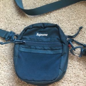 Teal supreme handbag